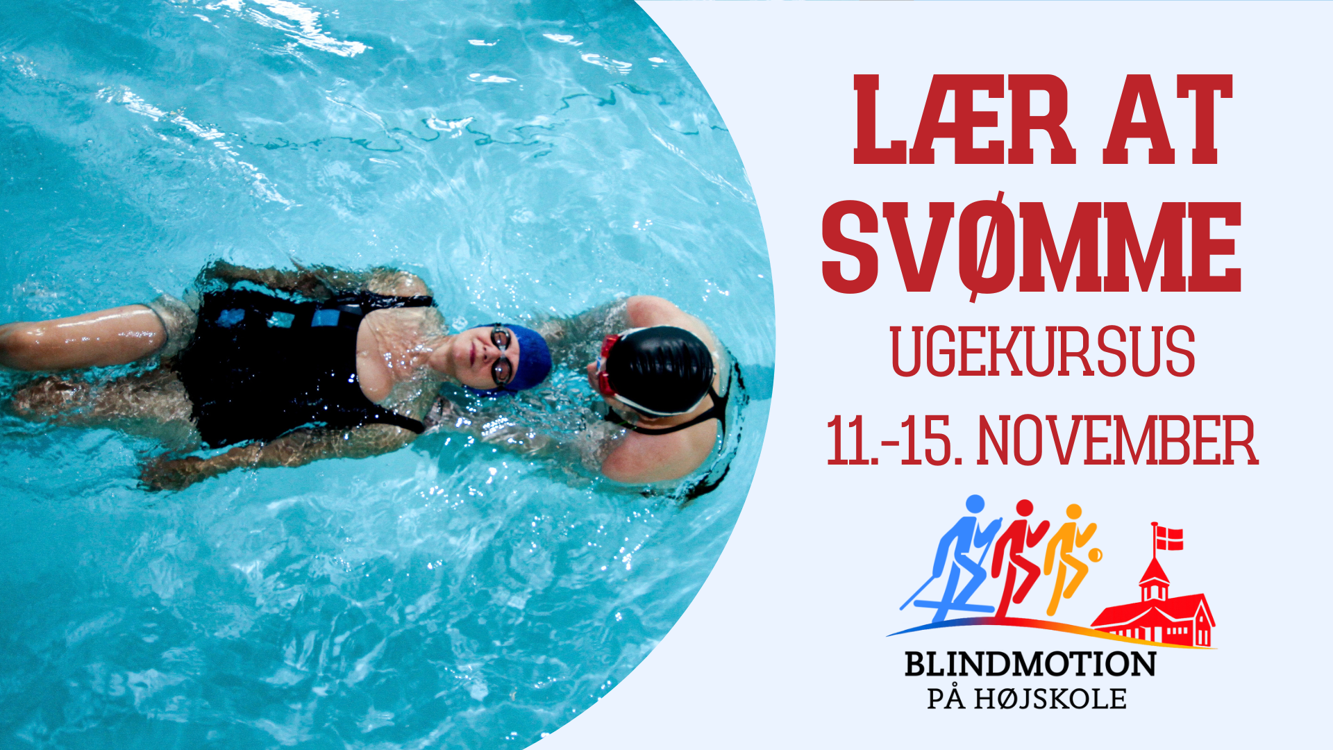 To kvinder i et svømmebassin